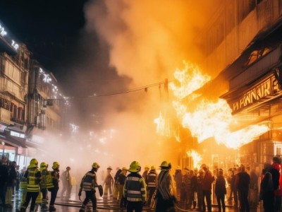 XX商贸城今日突发火情事件 救援处置迅速 未造成人员伤亡