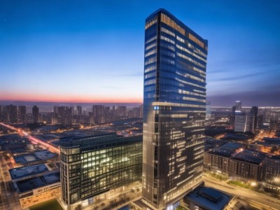 俯瞰万豪商贸总部一期三标段，城市新地标崛起的航拍视角