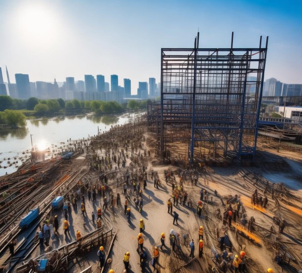 蓼子河路蓝特商贸城对面新项目开工,区域发展再启新篇 蓼子河路蓝特商贸城对面新项目开工,区域发展再启新篇