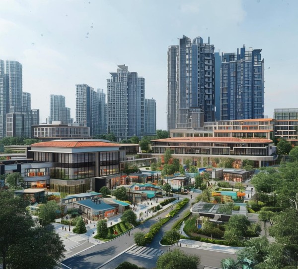 邹城市王村供销社商贸城住宅项目，商贸与居住融合的现代化社区典范