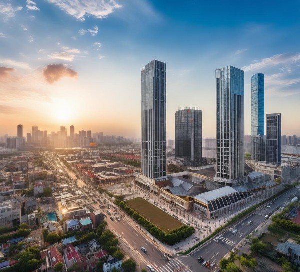 兴耀下沙文泽路项目与商贸城，城市焕新与商贸升级的双重引擎