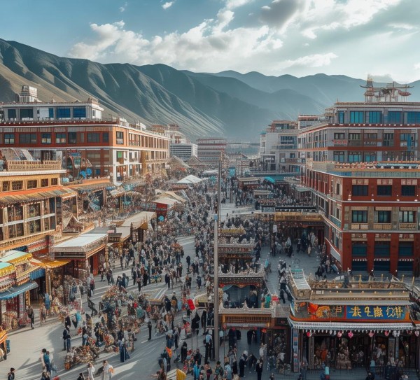 甘南州合作市温州商贸城，藏区商贸新地标，激活区域经济活力