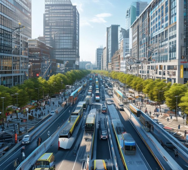 义乌商贸城发展中的交通规划与优化，案例研究