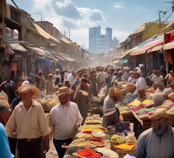 义务商贸城，商贸活动繁荣，成为区域经济新增长点